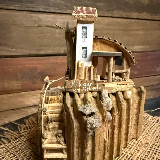 Casita Decorativa y Portasahumerio - Modelo Zara