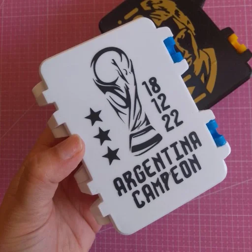 ⚽ Cajitas Personalizadas para Figuritas del Mundial | Con Nombre y Diseño a Elección