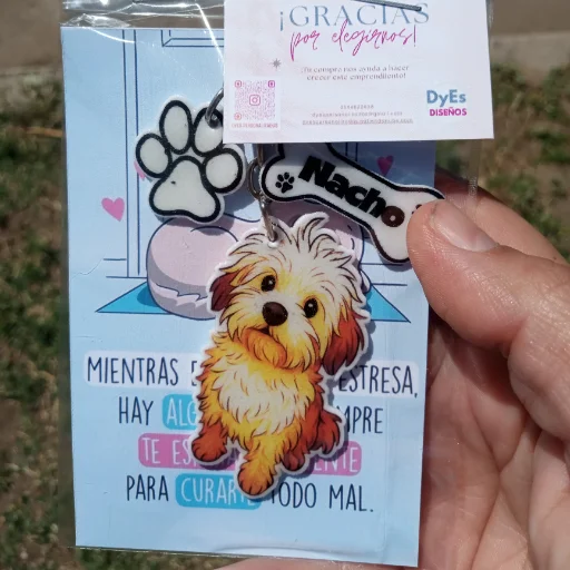 Llaveros mascotas personalizados