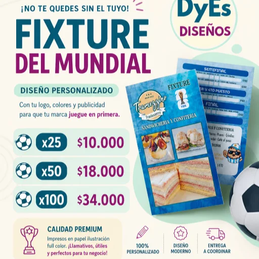 Fixtures personalizados para potenciar tu marca ⚽🇦🇷