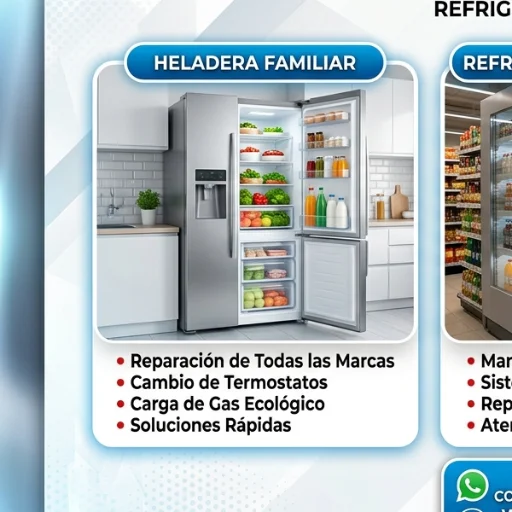 Reparación de heladeras familiares