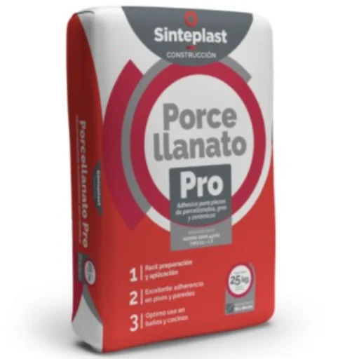 Adhesivo Porcellanato Sinteplast x 25 kg