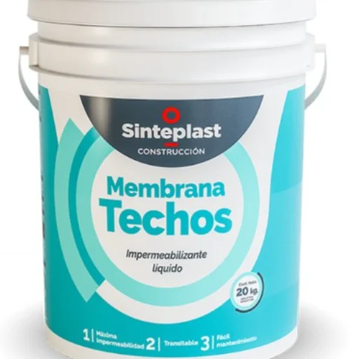 Membrana acrilica para techos sinteplast x 20 kg