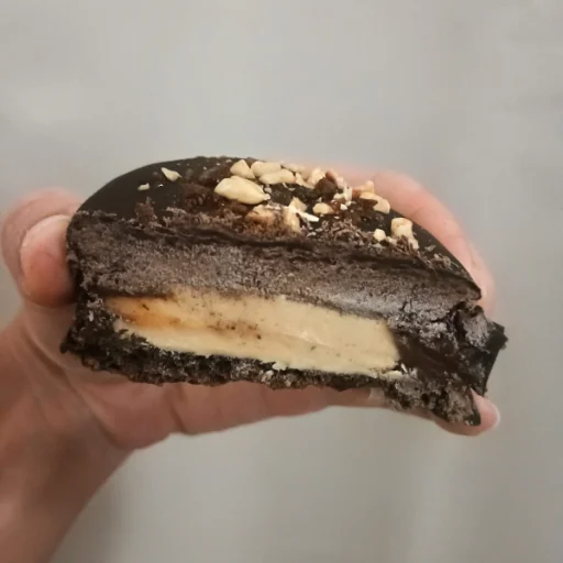 ALFAJOR ARTESANAL 100 Gr DE DULEC DE LECHE. PISTACHO. BON O BON. MOUSE DE CHOCOLATE TODOS EN COBERTURA BLANCA Y NEGRA - imagen 8