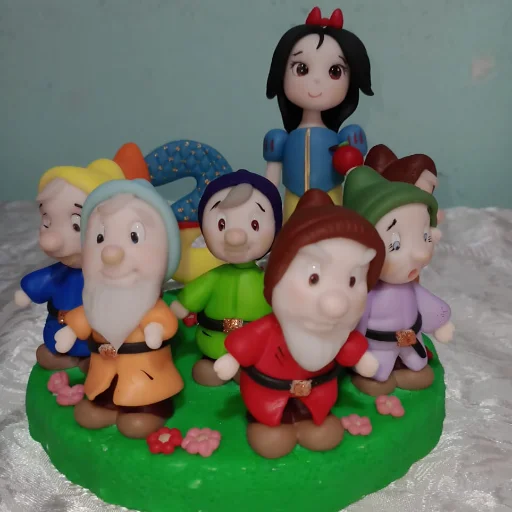 Adorno para torta - Blanca Nieves - imagen 2