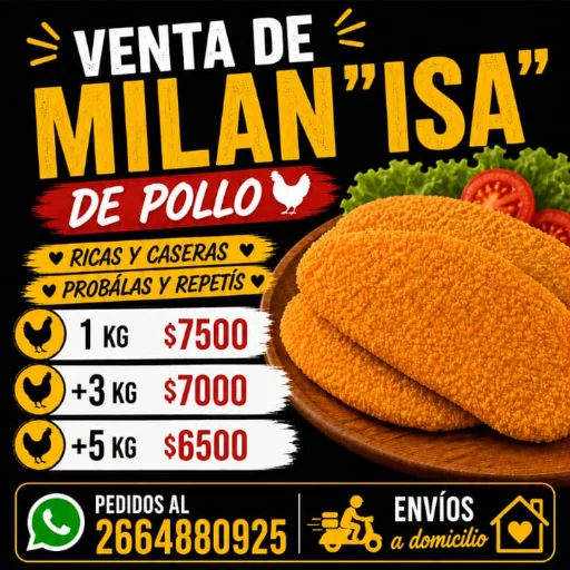 Milanesas de Pollo
