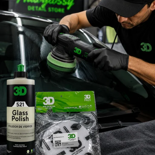 3D GLASS POLISH X 470 ML.