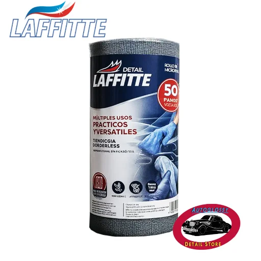 Laffitte microfibra rollo de 50 paños 30x30.