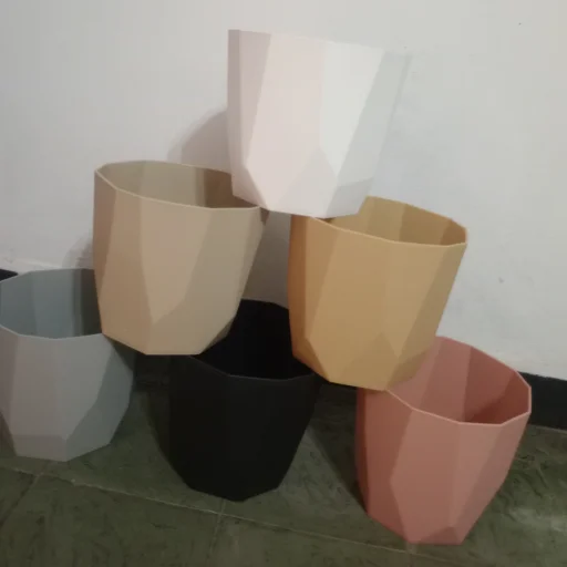 Maceta Facetada N°20