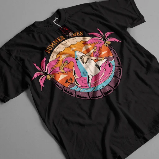 Remera algodon SUMMER VIBES unisex