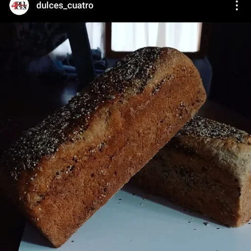 Pan de molde 100% integral