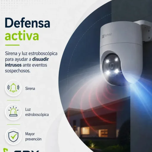 Camara Wifi 360° Audio Motorizada FullHD Marca Ezviz