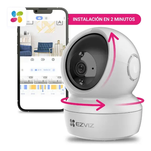 Cámara de seguridad Domo 360° Motorizada Audio Full HD