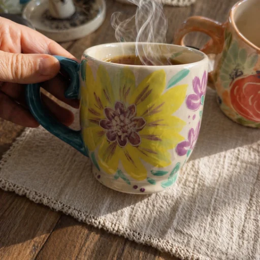 Taza modelo margarita 🌼