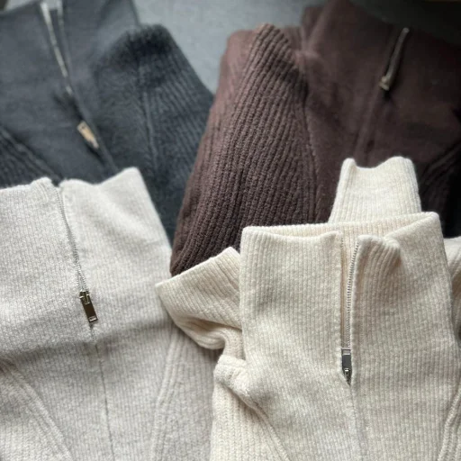 SWEATER CIERRE PUNTO INGLES