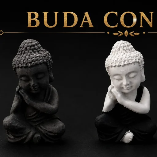 Buda de yeso con iman