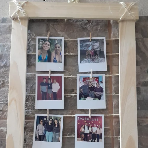 CUADRO CON FOTOS POLAROID CON LUCES/DIA DEL PADRE 30x50cm - imagen 4
