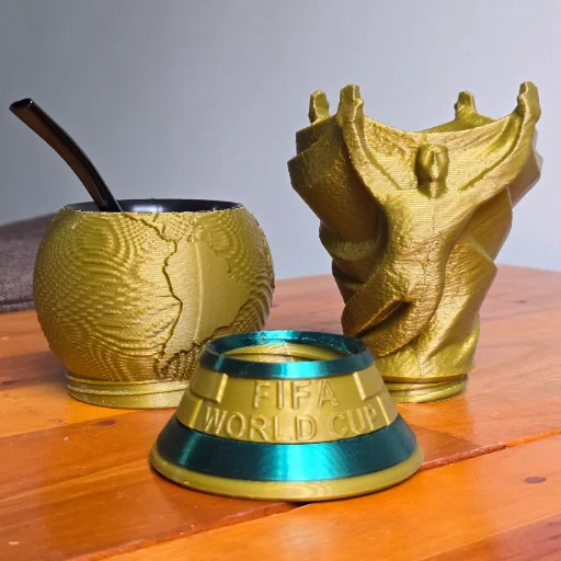MATE DE LA COPA DEL MUNDO 3D