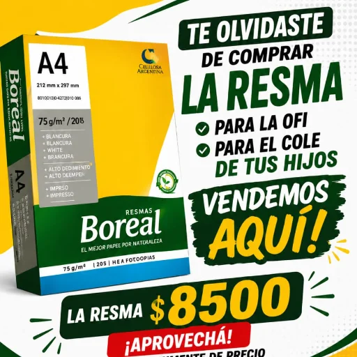 VENTA DE RESMAS A4
