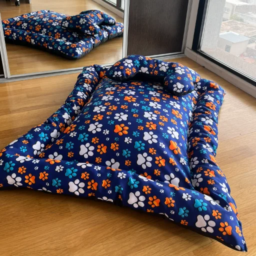 Colchon para mascota XL Azul