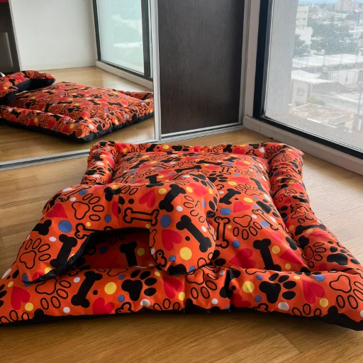 Colchon para mascota XL Naranja