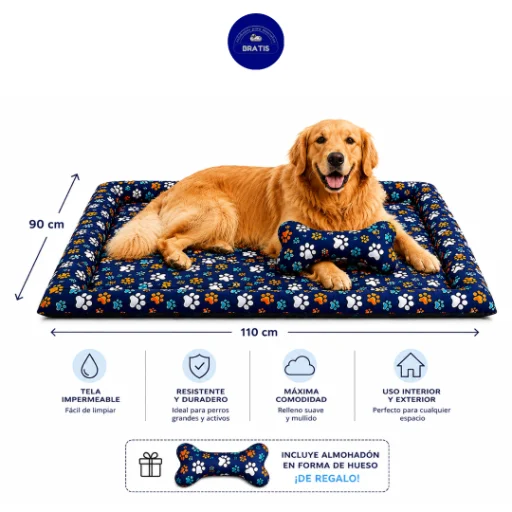 Colchon para mascota XL Azul