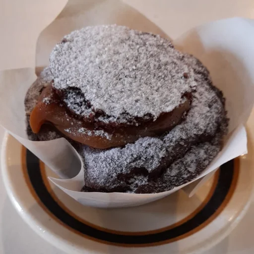 Cup Cake de Chocolate, con dulce de leche