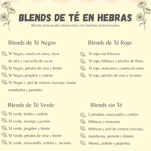 Blends de té en hebras x 50 g - imagen 2