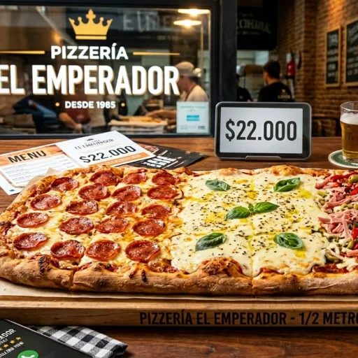 Pizza de medio metro