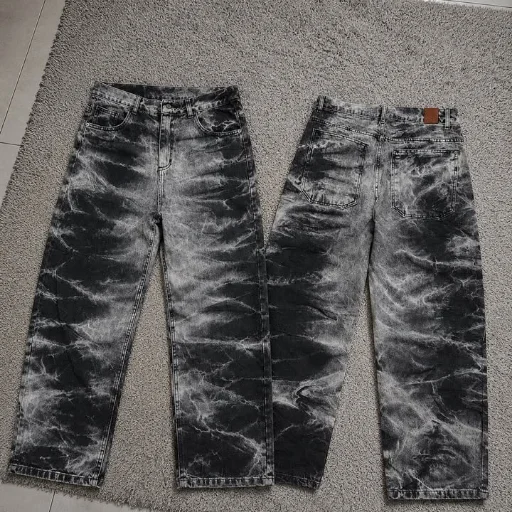 jeans baggy combiando