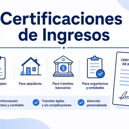 Certificaciones de ingresos