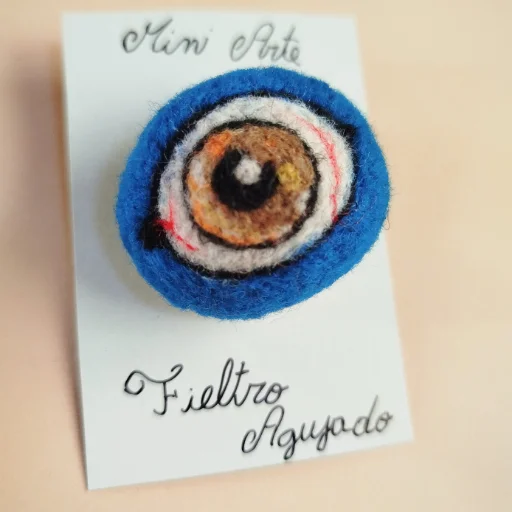 Prendedor de fieltro agujado - imagen 5