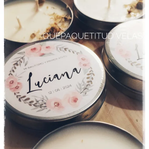 Vela Aromática Souvenirs en lata pastillera - imagen 4