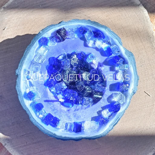 Vela Aromática Decorativa Geoda