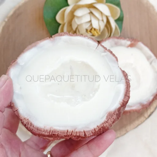 Vela Aromática Artesanal Coco