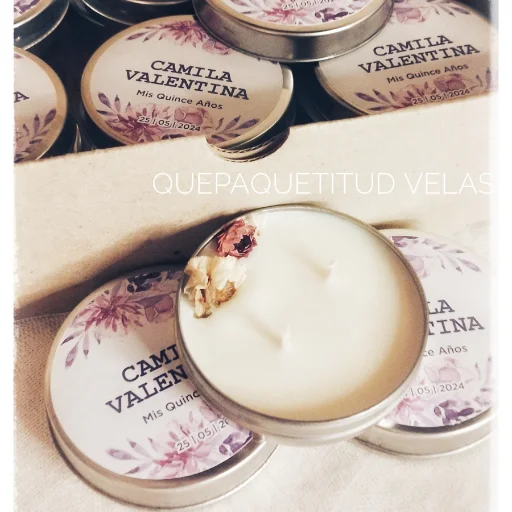 Vela Aromática Souvenirs en lata pastillera