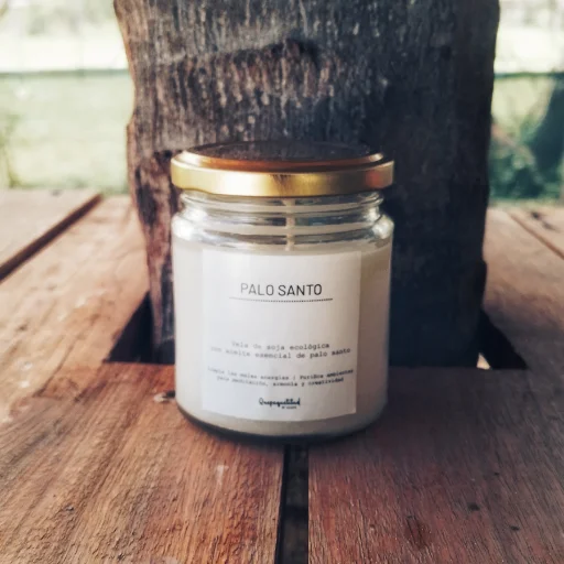 Vela Energética Palo Santo