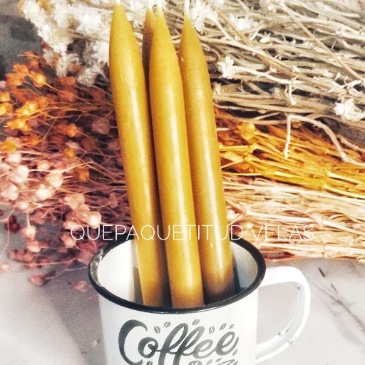 Vela de Cera de Abeja lisa