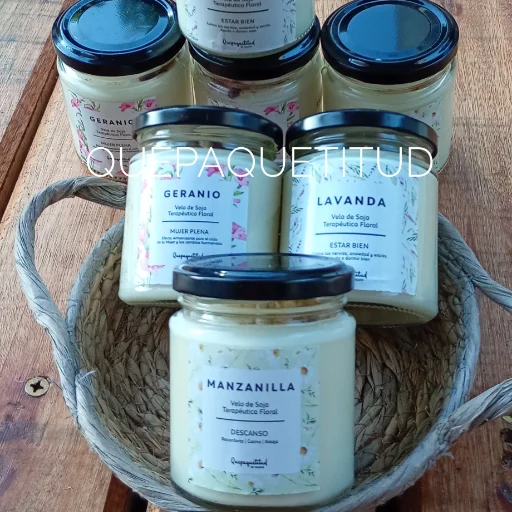 Vela Aromaterapeutica Té Verde y Jengibre