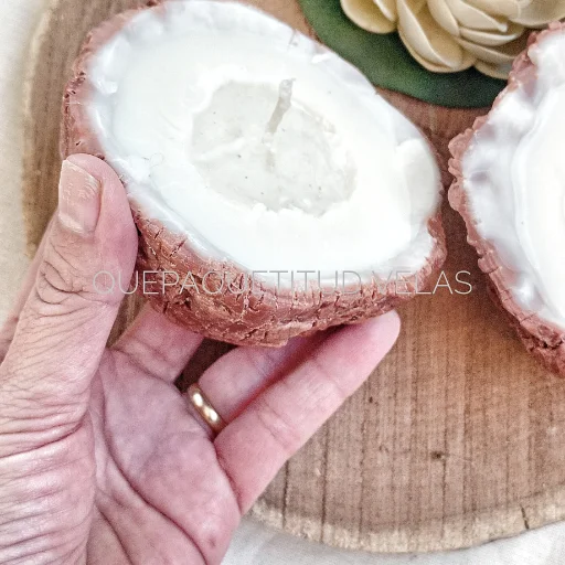 Vela Aromática Artesanal Coco