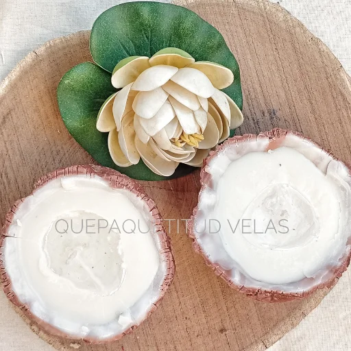 Vela Aromática Artesanal Coco