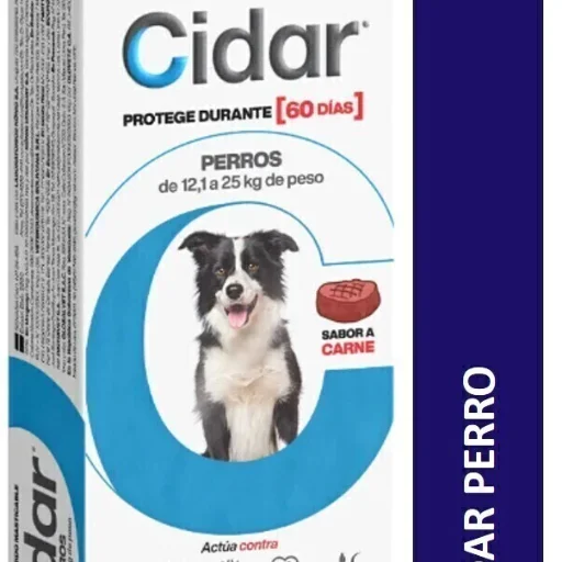 Cidar comprimido masticable perros de 12,1 a 25 kg