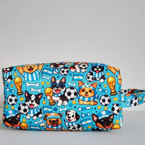 Neceser Perritos Mundialistas Argentina-Tela cordura Premium - imagen 4