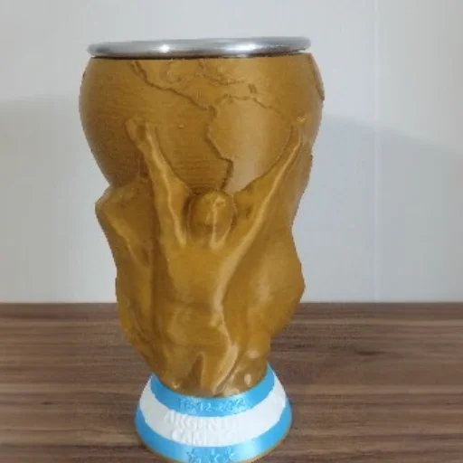 Chopp Copa del Mundo Argentina campeón dorado oscuro