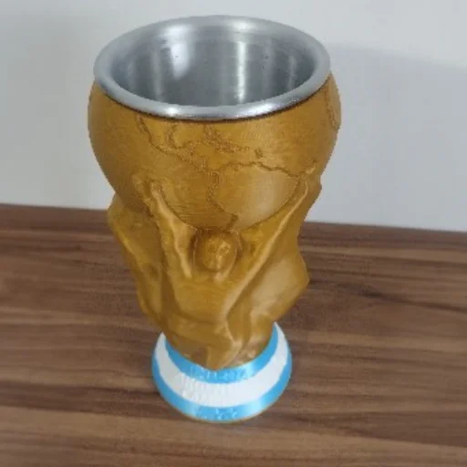 Chopp Copa del Mundo Argentina campeón dorado oscuro
