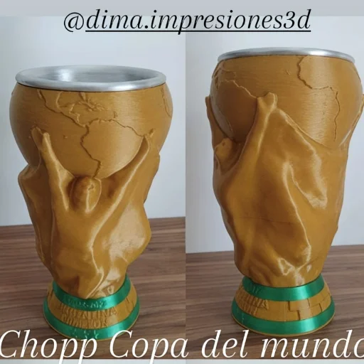 Chopp Copa del Mundo  dorado oscuro