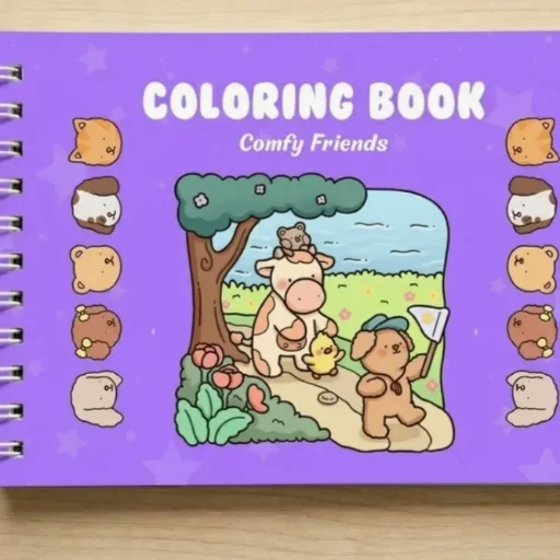 Pack 2 cuadernos para colorear + 24 marcadores - Bobbie Goods