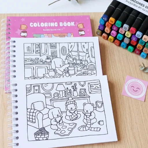 Cuaderno Bobbie Goods para colorear