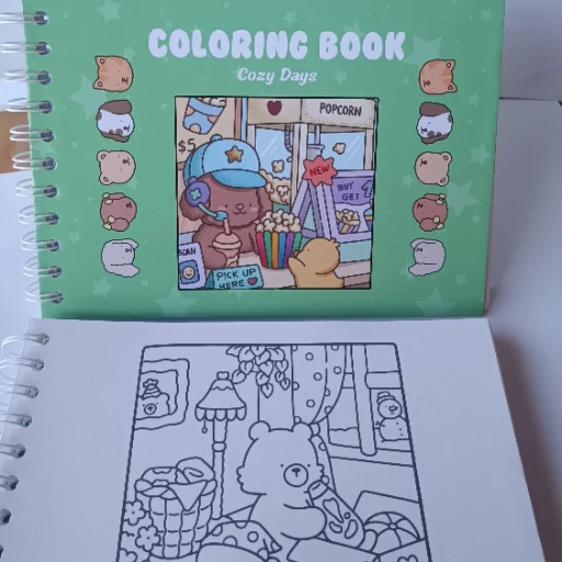 Pack 2 cuadernos para colorear + 24 marcadores - Bobbie Goods - imagen 4