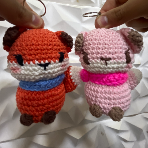 Zorritos llavero couple